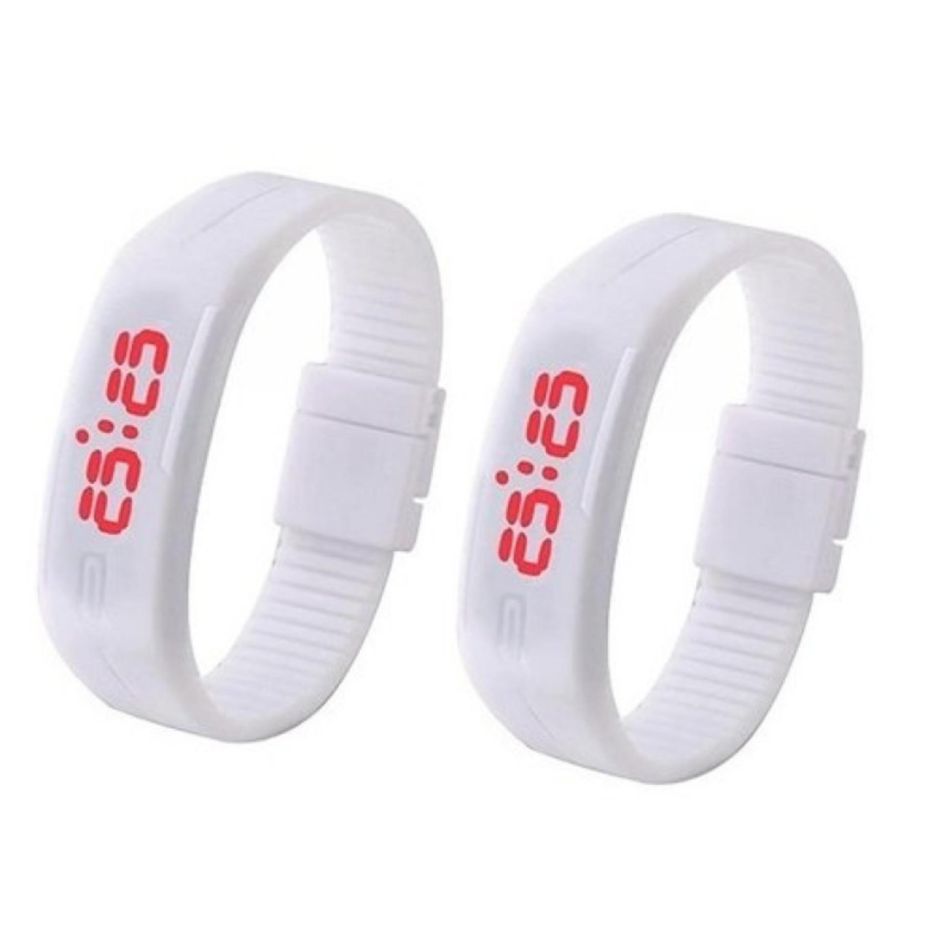 [HCM]đồng hồ led thể thao silicon..( đen)