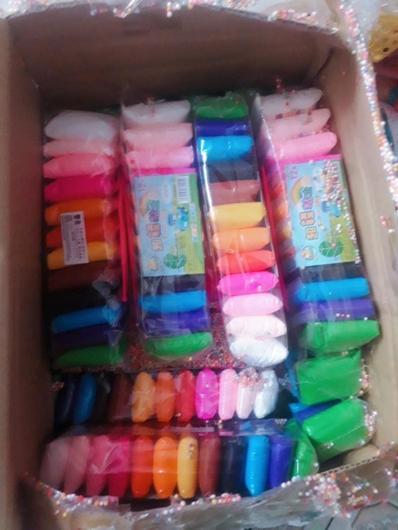 [HCM]Combo 02 goi Đất sét Nhật (gói 12 màu) soft clay nguyên liệu slime