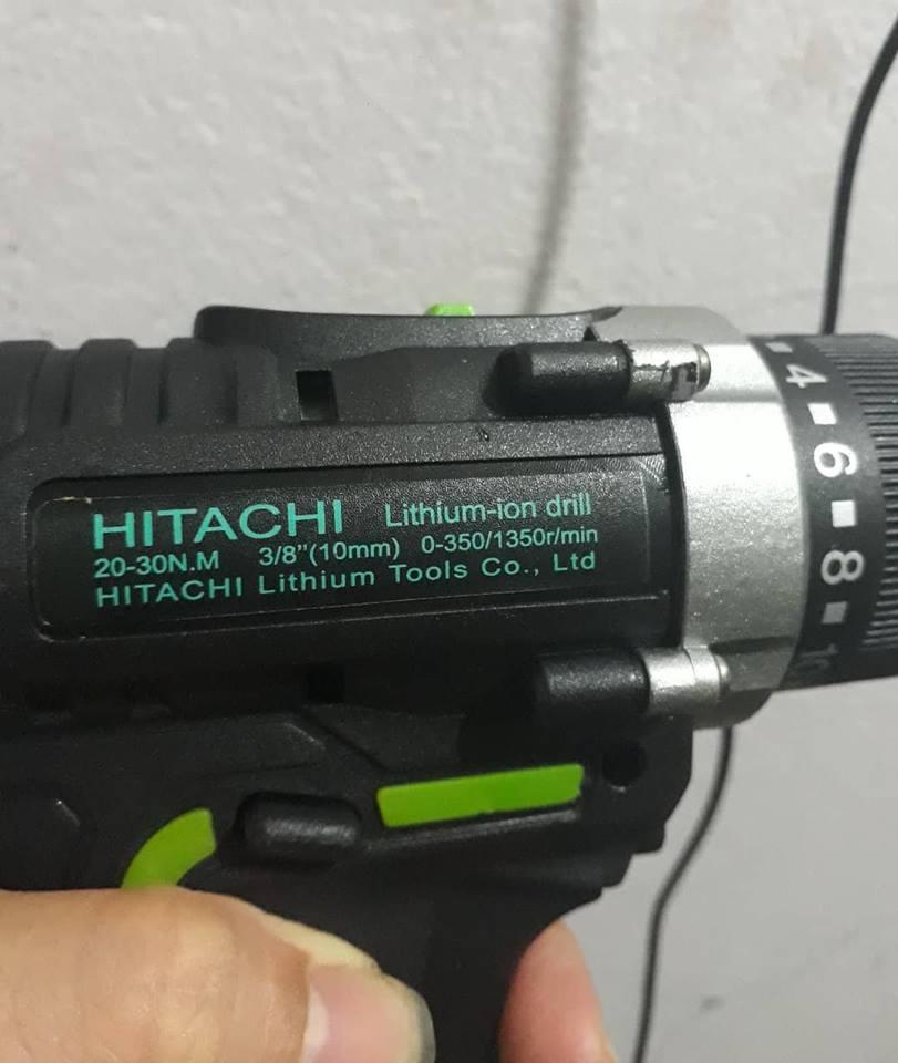 MÁY KHOAN PIN HITACHI 12V( kèm 2 pin)