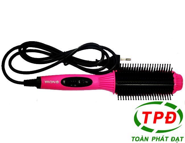 Lược điện uốn cúp đuôi tóc chải phòng tóc Nova 8810