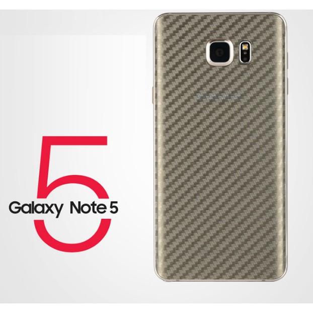 MIẾNG DÁN VÂN CARBON MẶT SAU GALAXY NOTE 5