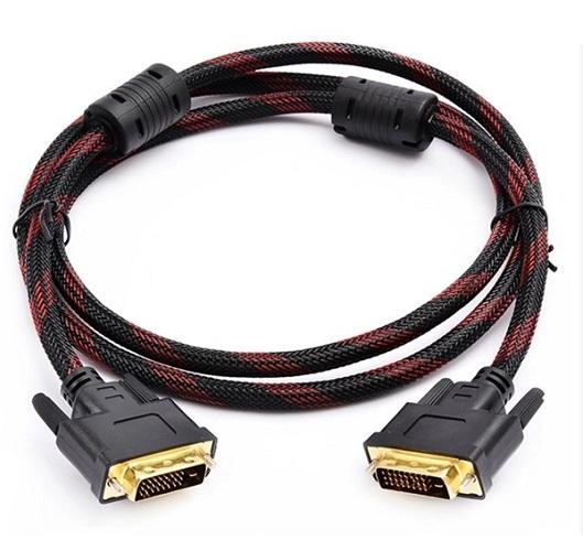 Dây cáp bọc lưới 2 đầu DVI (24+1) 1,5m