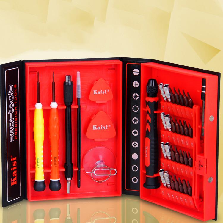 Bộ Dụng Cụ Sửa Chữa Tua Vít Đa Năng Kaisi Screwdriver Set 38 Trong 1 Từ Thép Hợp Kim Chất Lượng Cao (Hộp Đỏ)