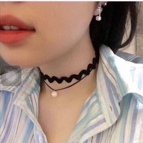 Vòng choker đeo cổ 1 sét 12 chiếc siêu rẻ