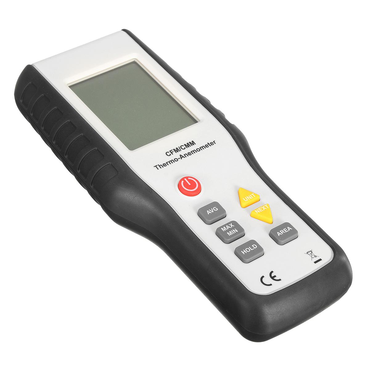 Máy đo tốc độ lưu lượng gió CFM / CMM  THB HT-9819 (Trắng phối đen)