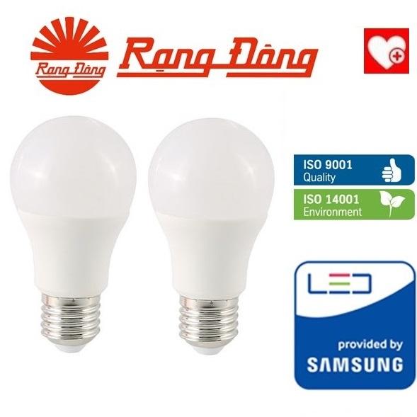 2 bóng đèn led bulb 5w rạng đông - samsung chipled