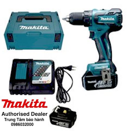 MÁY KHOAN, VẶN VÍT DÙNG PIN MAKITA DDF483RFE (18V)