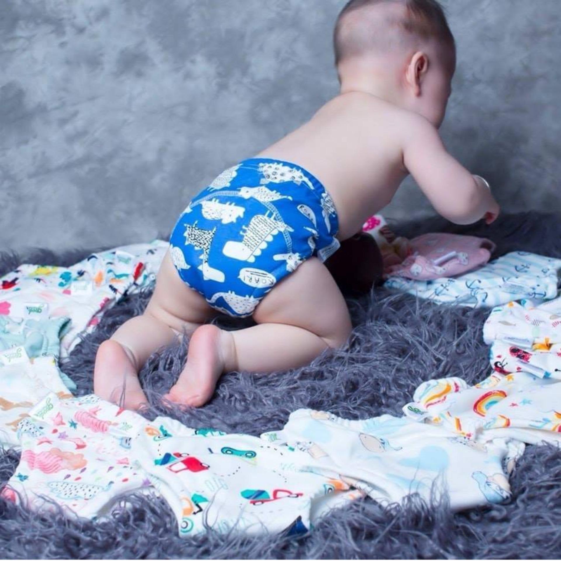 combo 5 Quần tập bỏ bỉm cho bé 6 lớp size 80 cho bé 5-8Kg
