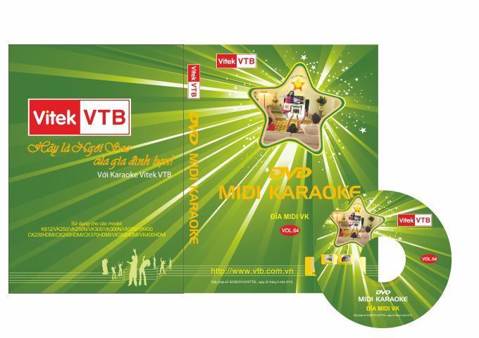 Đĩa Karaoke Vitek VTB mới nhất Vol.59 VK