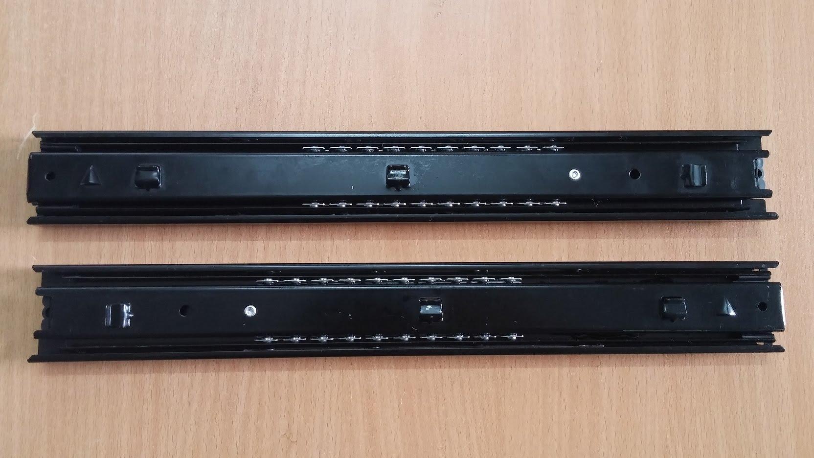 Ray Bi 3 Tầng Lắp Ngăn Kéo Hộc Tủ 30cm (ĐEN)