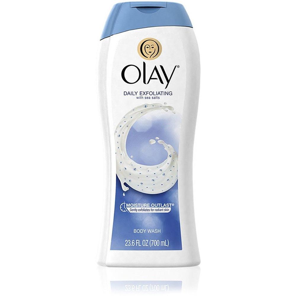 Sữa tắm Olay Daily Exfoliating 700ml (Xanh)