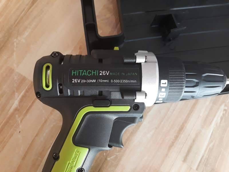 Máy khoan pin 26v Hitachi