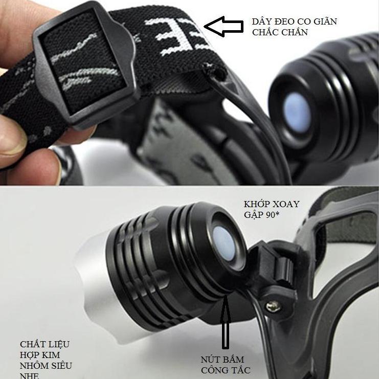 [HCM]Đèn đội đầu siêu sáng HRB 200S chất lượng cao