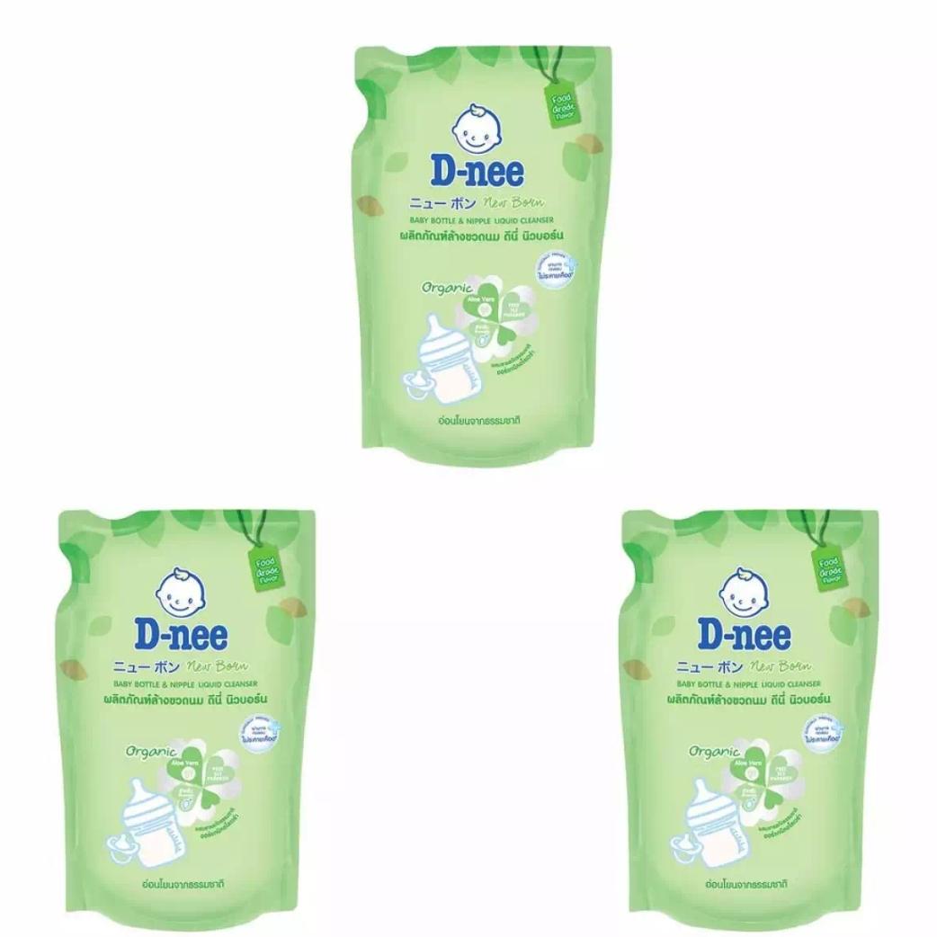 FREESHIP MAX Combo 3 bịch nước rửa bình sữa D-nee 600ml sieuchodaiphat