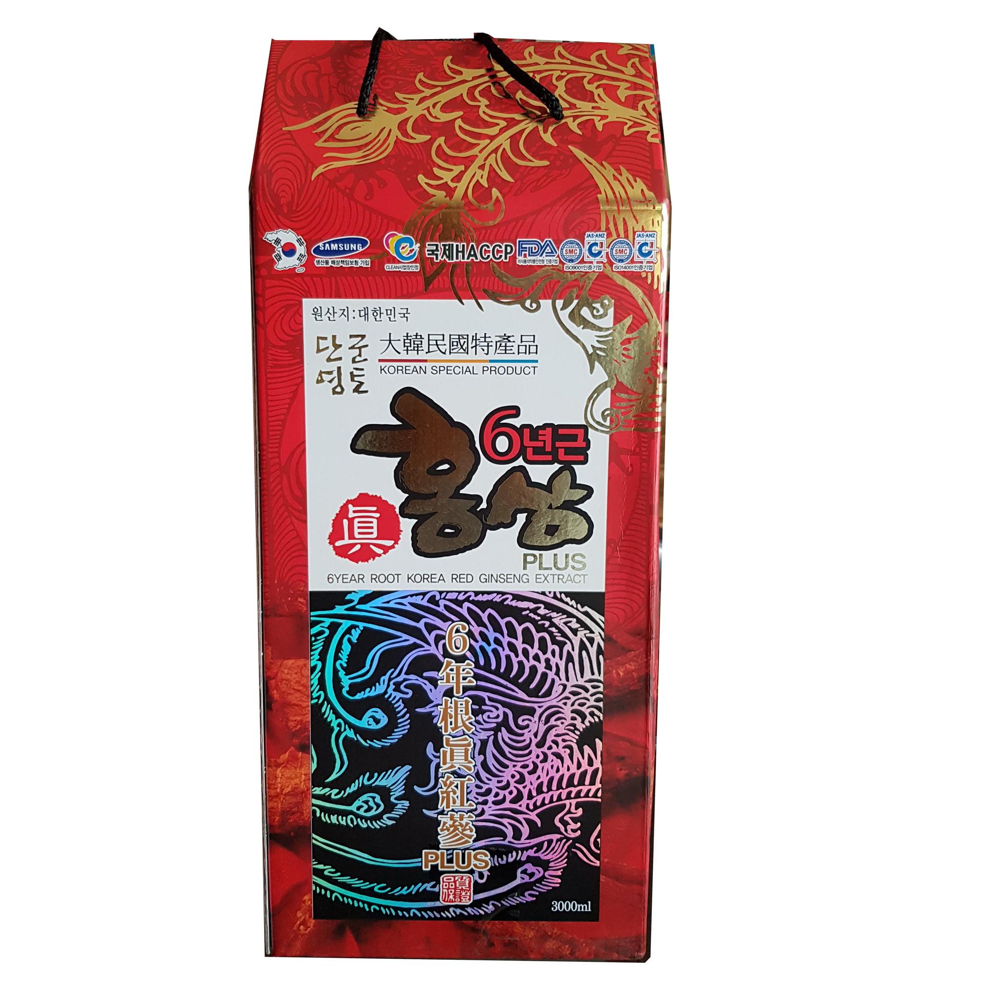Nước Ép Tinh Chất Hồng Sâm Chai 3 Lít