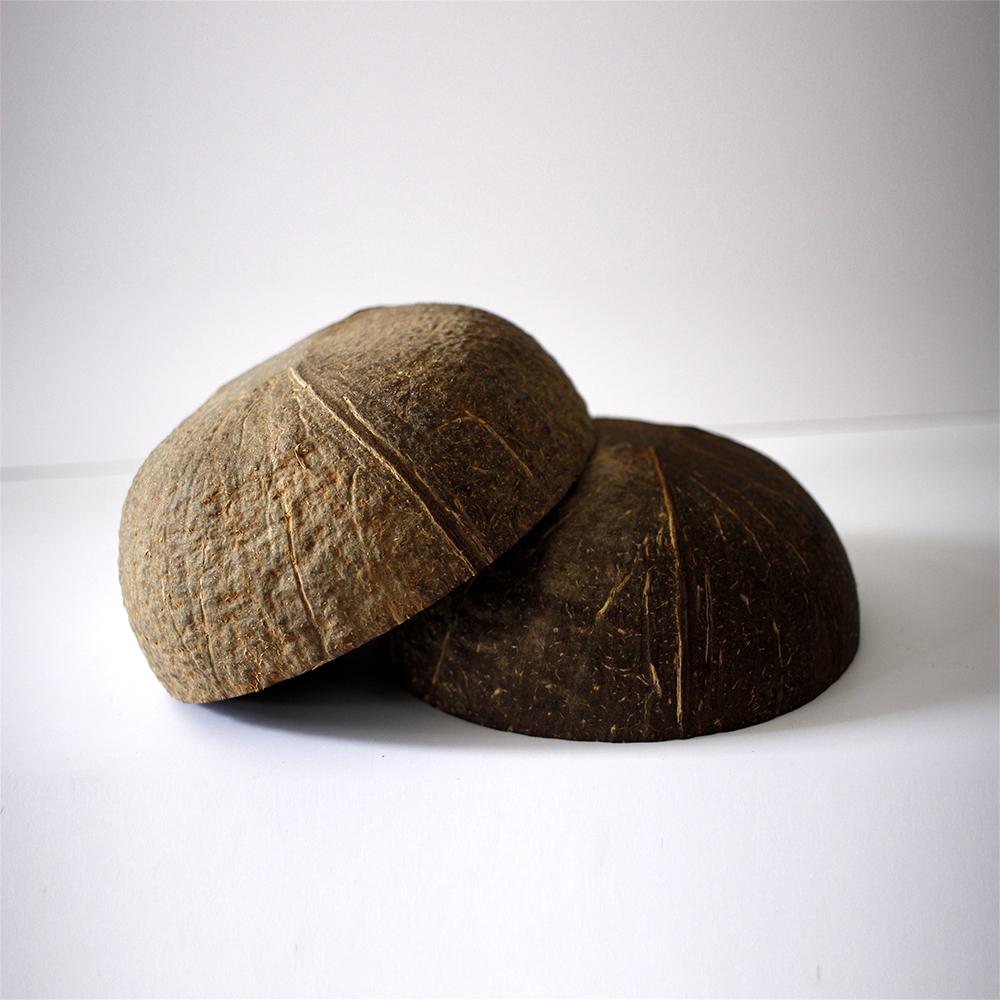 Chén (Bát) Gáo Dừa Tự Nhiên One4One (mài thô - không ngâm/sơn hóa chất) / Coconut Bowl