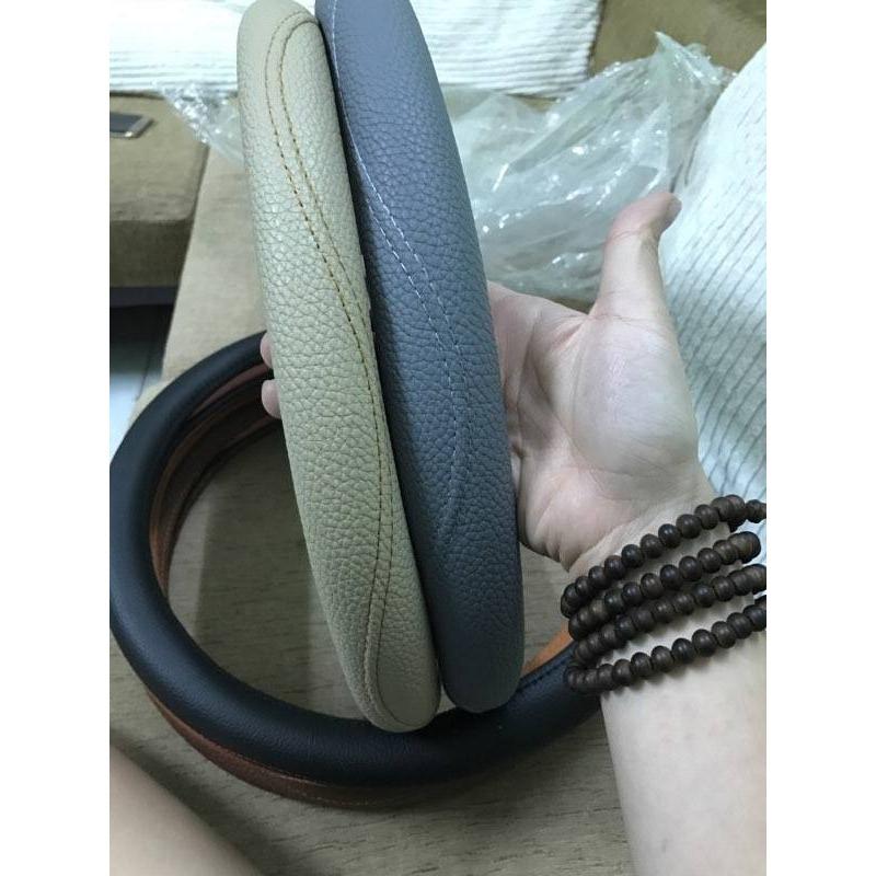 Bọc Vô Lăng Ô tô Bằng Da Cao Cấp ( Nâu )
