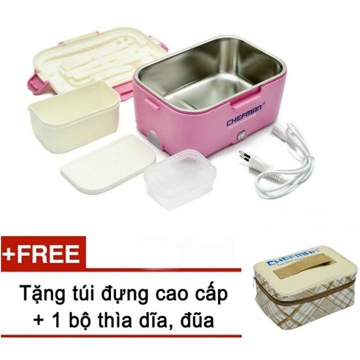 Hộp cơm chefman loại tốt, hộp ủ cơm, hộp hâm cơm, hộp đựng cơm