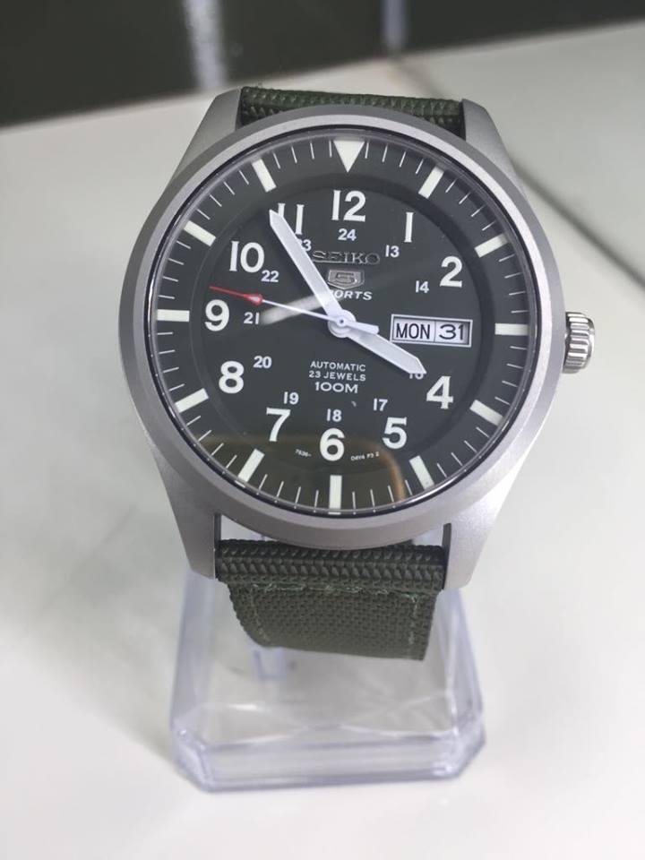 [HCM]Đồng Hồ seiko 5 quân đội