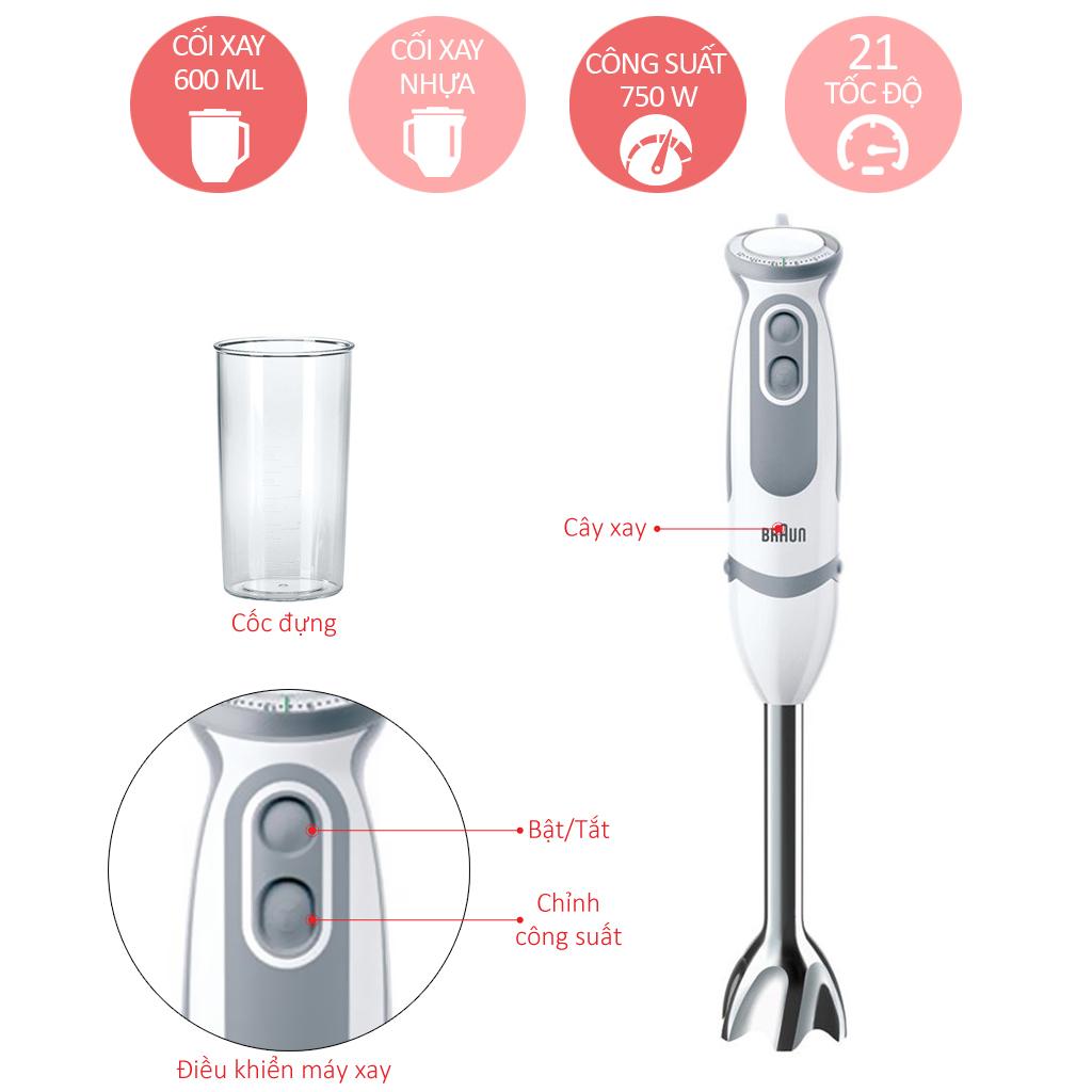 Máy xay cầm tay Braun MQ5200 - ĐỨC