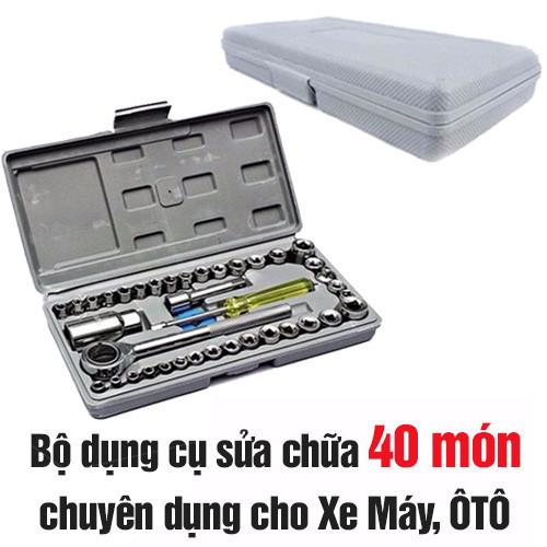 Bộ dụng cụ sửa chữa ôtô và xe máy 40 món