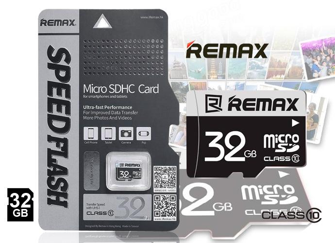 THẺ NHỚ MICRO SD REMAX 32G - CLASS 10 - HÃNG PHÂN PHỐI CHÍNH THỨC