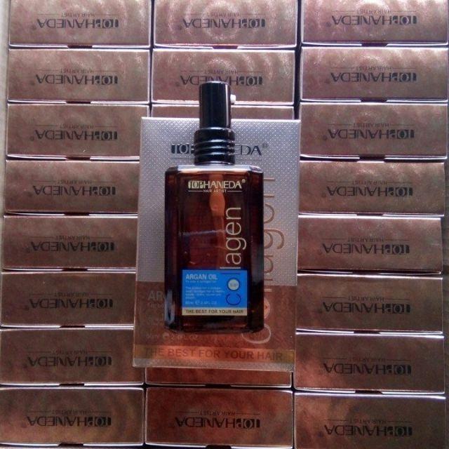 [HCM]TINH DẦU DƯỠNG TÓC HANEDA COLLAGEN 60ml