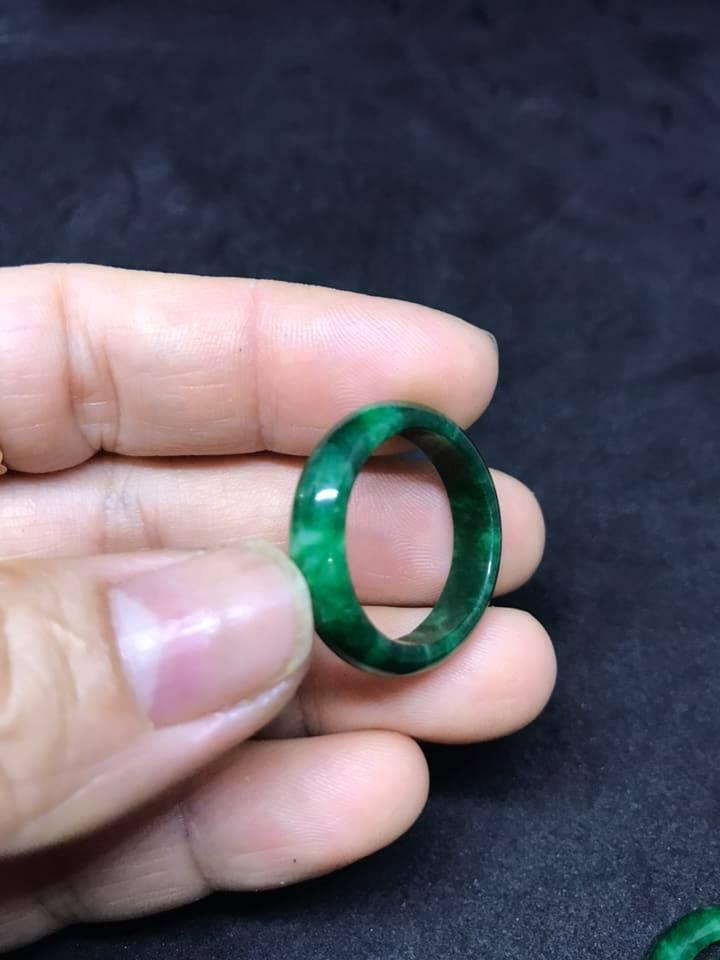 [HCM]NHẪN NGỌC CẨM THẠCH XANH LÁ