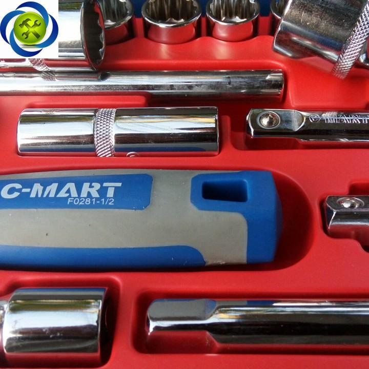 [HCM]Bộ cần tuýp 1/2 C-Mart K0010 26 chi tiết