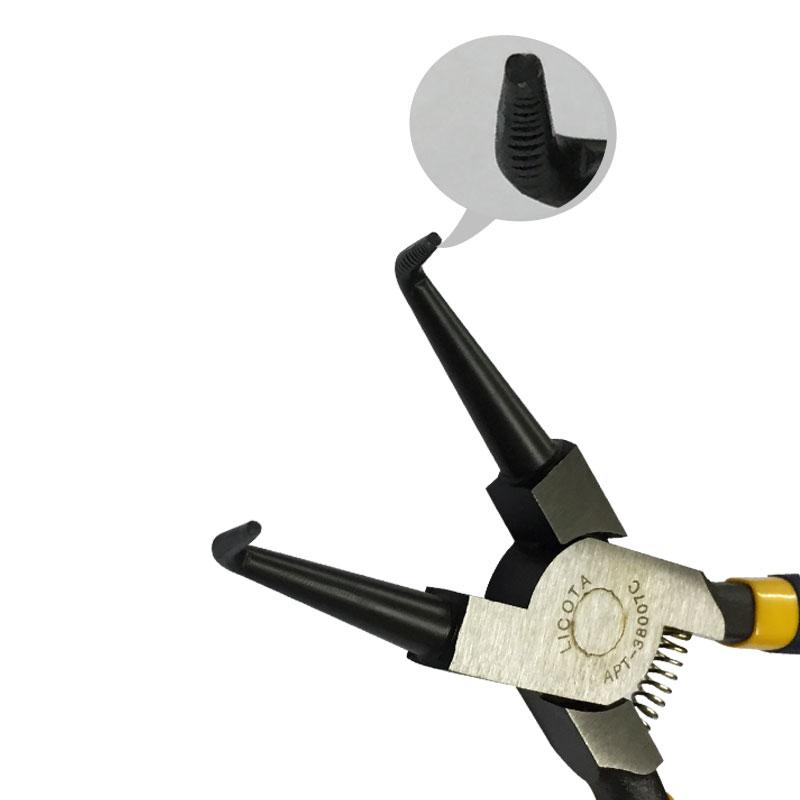 Kìm mở phe trong mũi cong Cao cấp 5" (125mm) Licota - APT-38007A