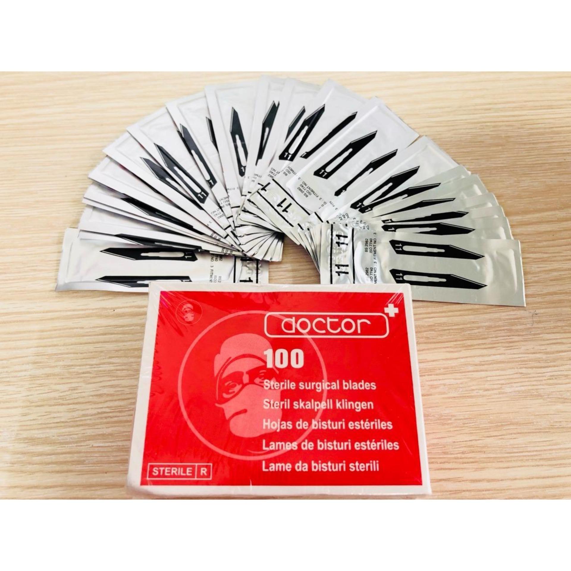 Bộ 100 Lưỡi dao mỗ DOCTOR số 11