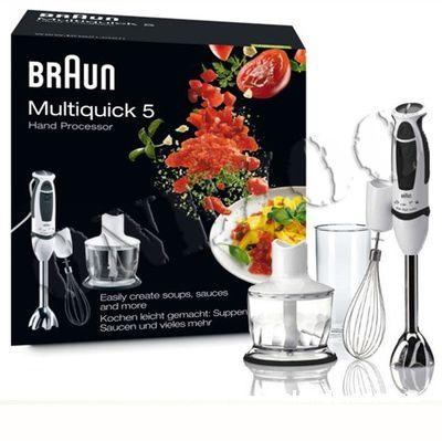 Máy xay cầm tay Braun MQ 535 Sauce (Trắng phối xám)