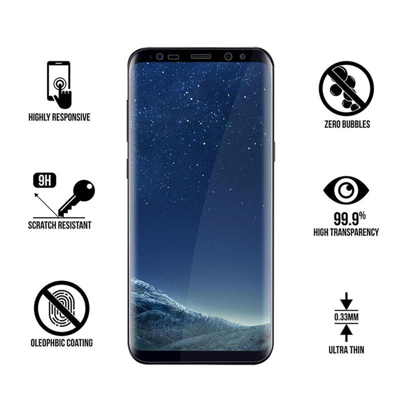 Miếng Dán 5D Full Màn Cho Samsung Galaxy Note 9 (Đen)