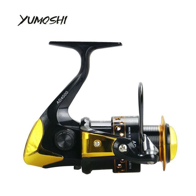 Máy Câu Cá Cỡ Lớn Yumoshi AD 12 bạc đạn ( đồ câu cá Giang Nam )