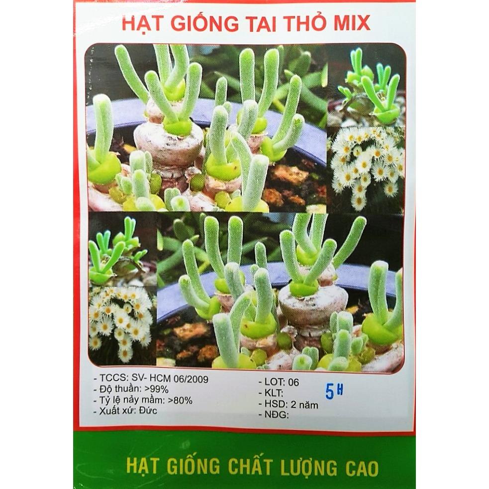 [HCM] Hạt Giống Hoa Tai Thỏ Mix  Đức - KLT  5 hạt .