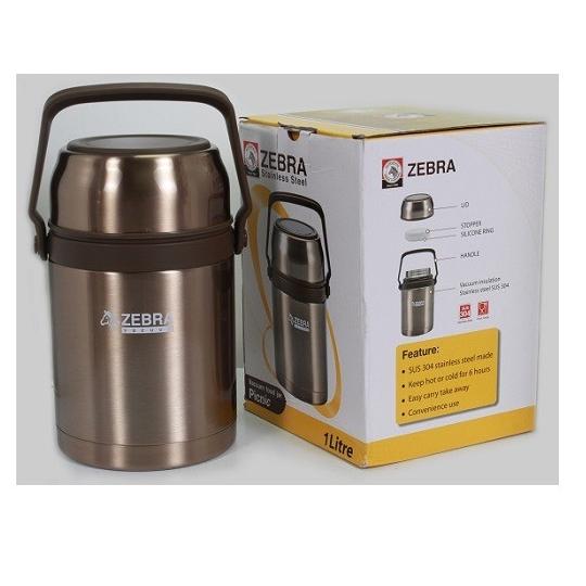 Bình ủ cháo giữ nhiệt Zebra Picnic 1 lít - hàng Thái Lan cao cấp 152435