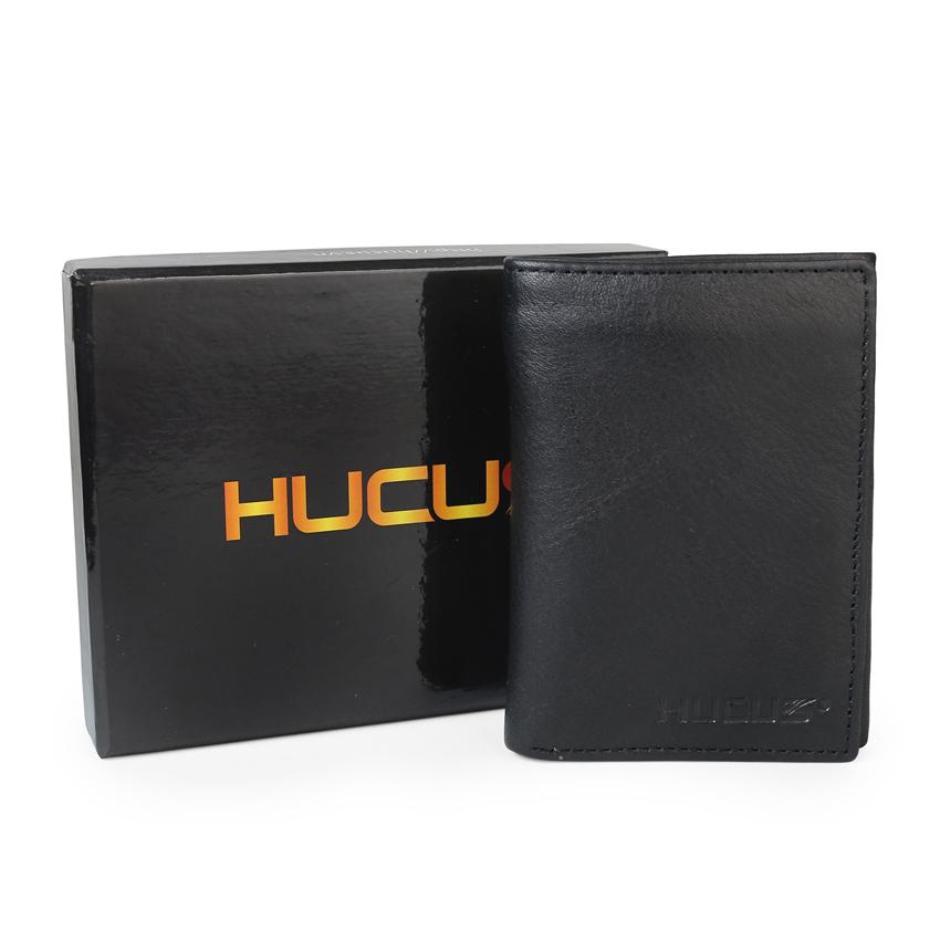 Ví Name Card Da Bò 3 Gấp Nam Nữ HC4400 (Đen, Nâu)