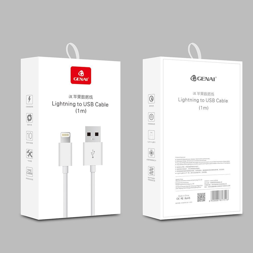 Cáp Sạc Nhanh GENAI GN-8P-IX dành cho Iphone
