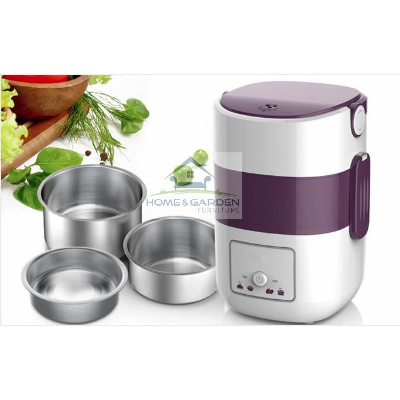 Lồng inox nấu và hâm nóng 03 tầng A06