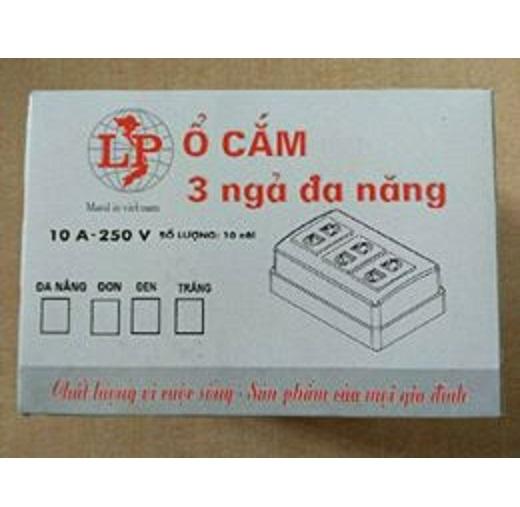 10 ổ cắm 3 ngả đa năng