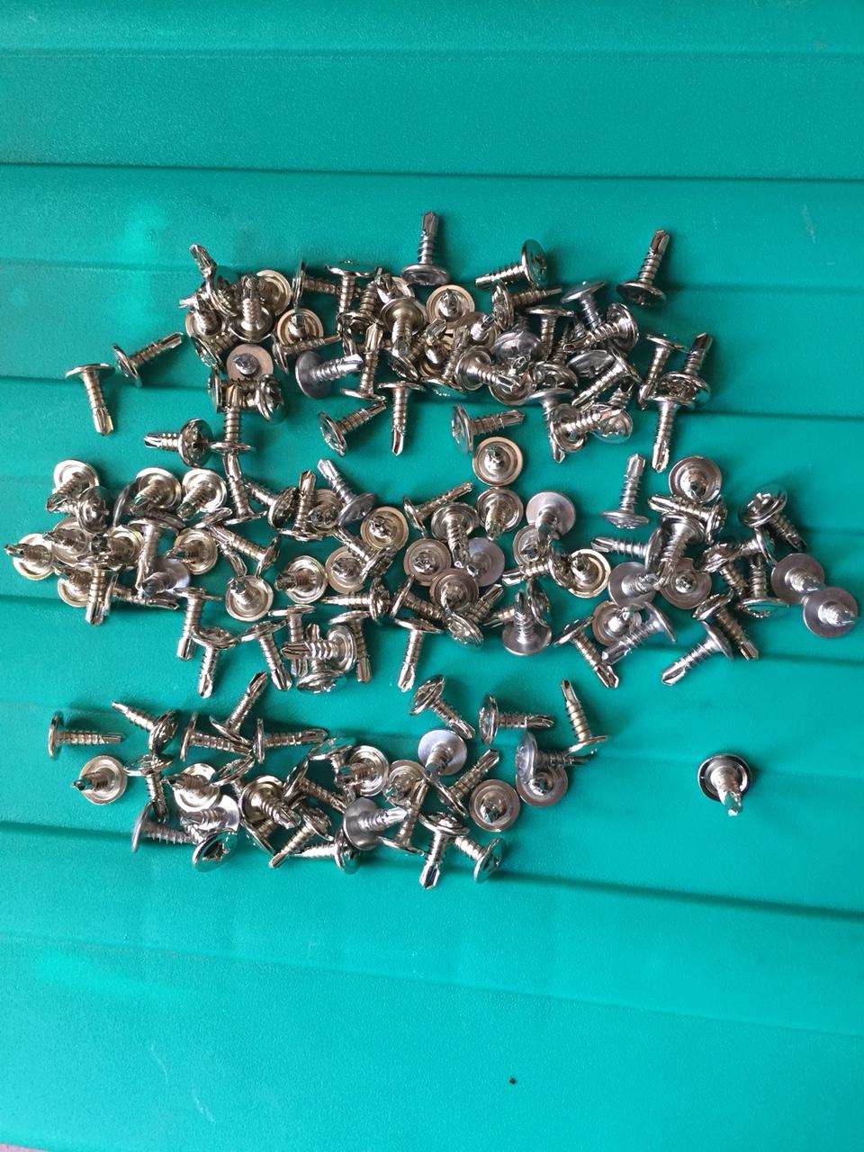 100 vít inox, vít inox  vít inox đầu dù 1,3F siêu bền