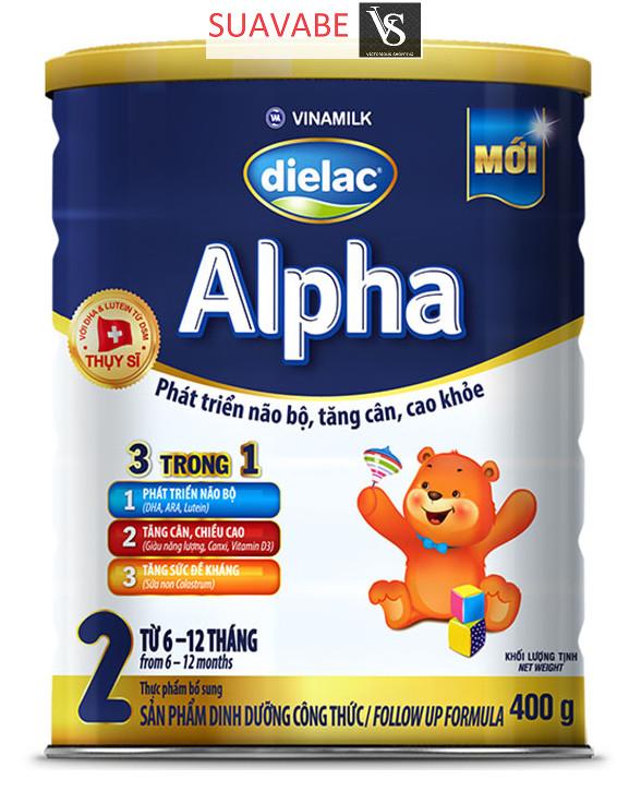 Sữa bột Dielac Alpha Step 2 400g
