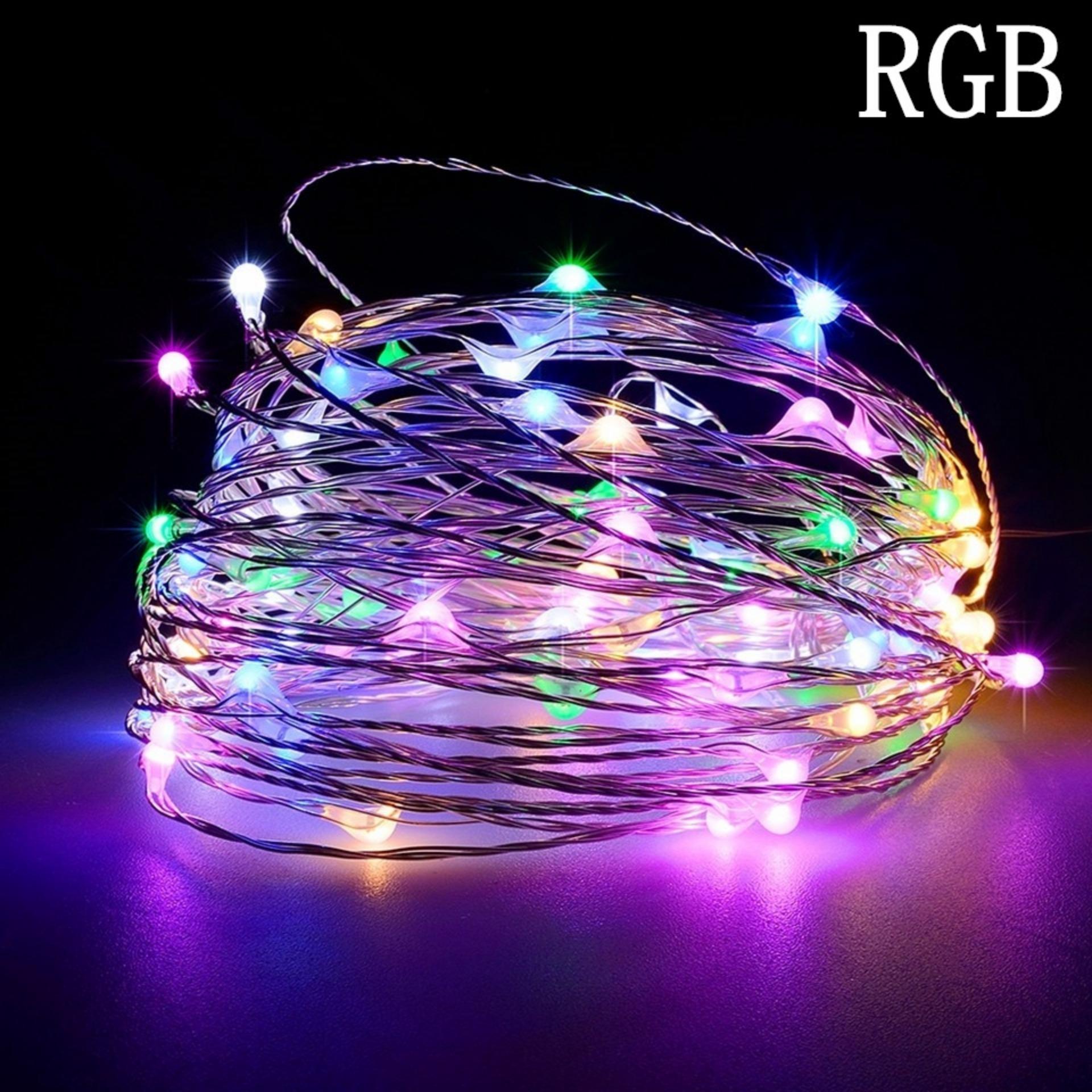 Đèn Led cước Fairy Light RGB trang trí 10m 220V