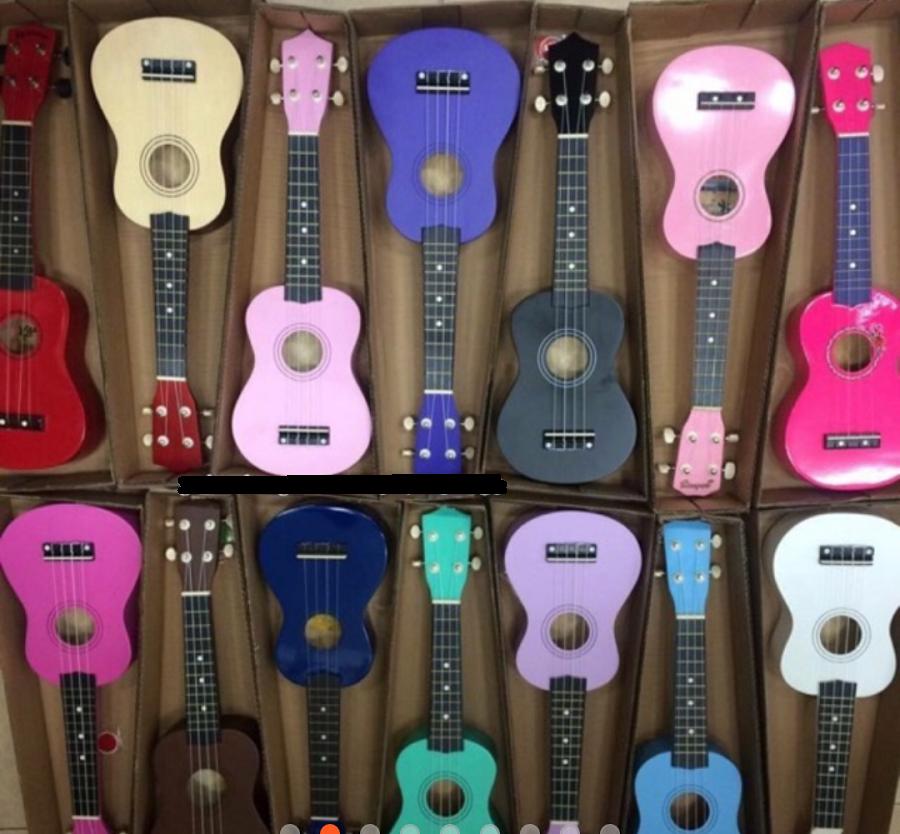 White Soprano Ukulele Wood Us-1000 - Limited Edition