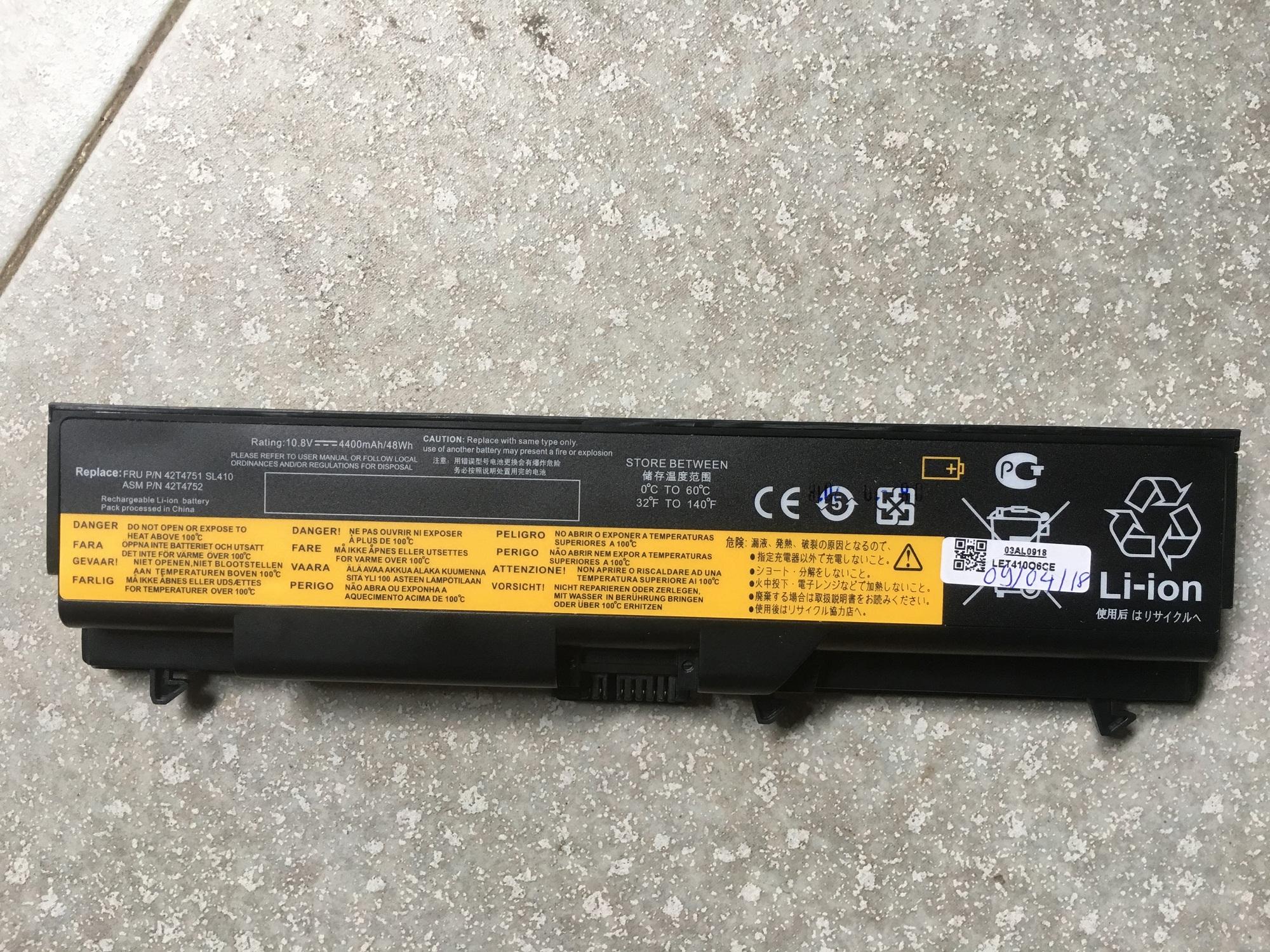 Pin laptop Lenovo ThinkPad W520