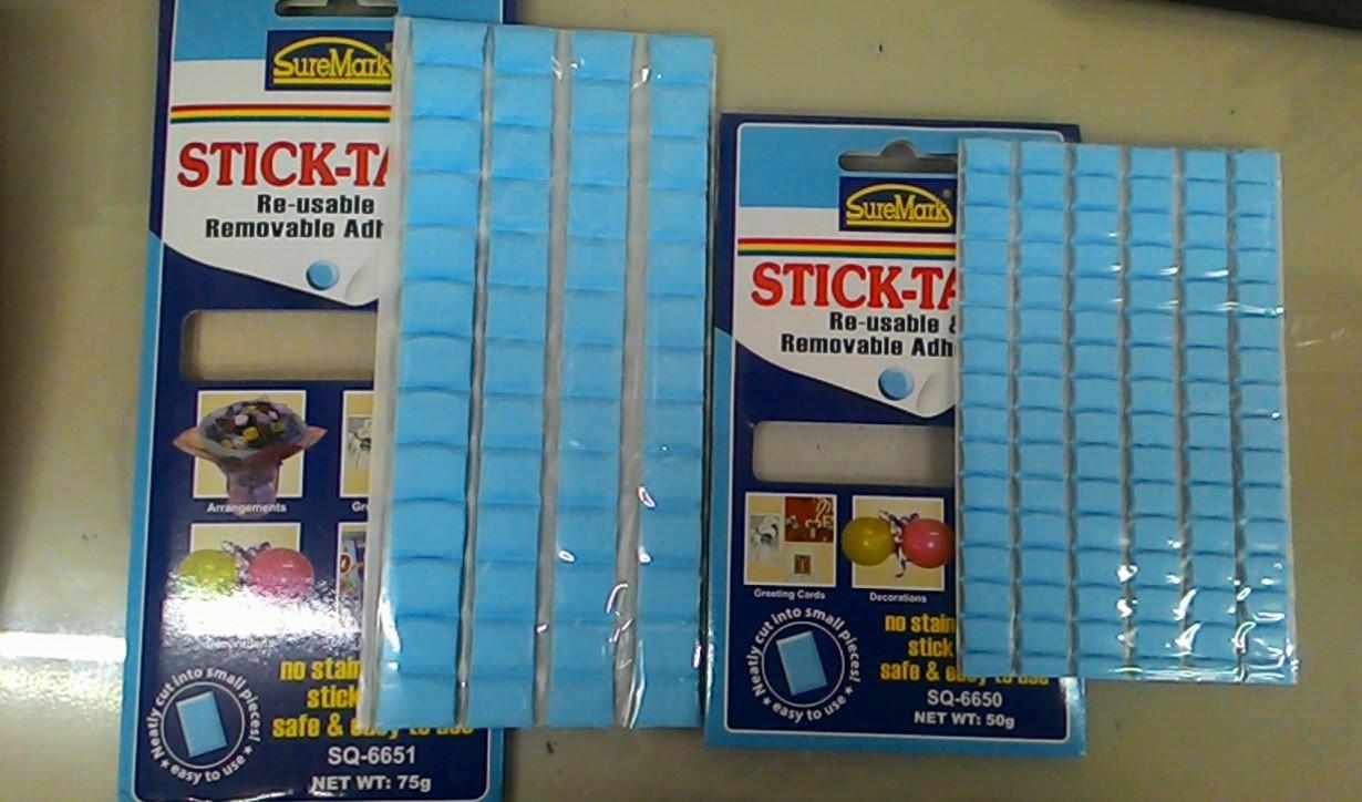 [HCM]02 vỉ Keo dán tạm Stick-Tack SureMark SQ-6650