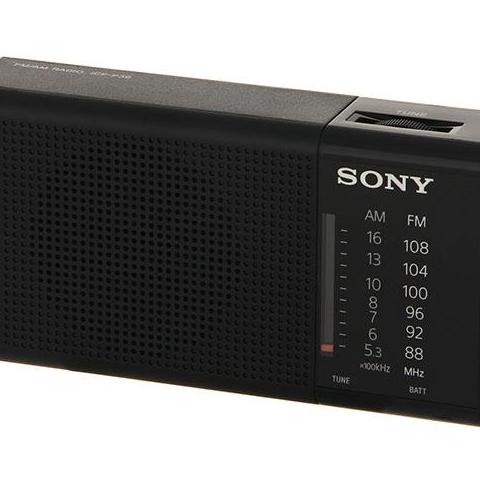 am/fm radio sony icf-p36