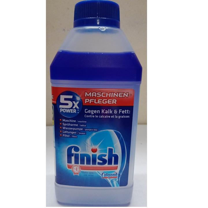 Nước vệ sinh ( bảo trì máy rửa chén bát ) hiệu Finish 250 ml hàng Đức