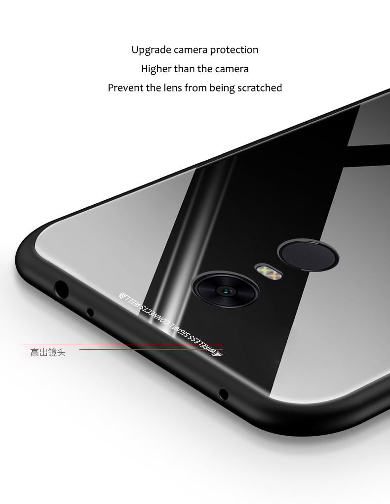 Ốp lưng kính cho Xiaomi Redmi 5 Plus