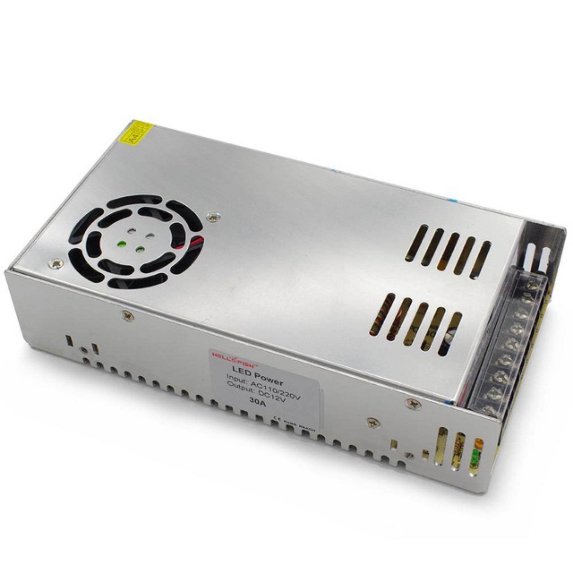 Nguồn tổ ong 12V-30A cho đèn Led (DC)